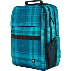 Buy HP Campus XL Tartan Plaid Backpack - P - Blue Pattern in Cyprus, Nicosia, Limassol, Larnaka, Pafos