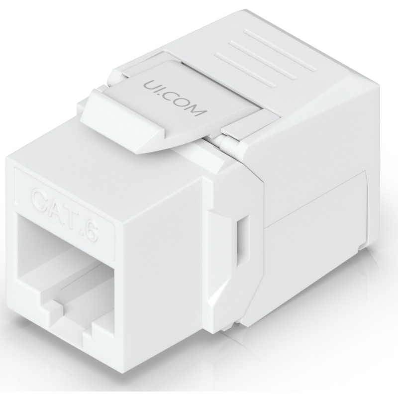 Buy Ubiquiti Cat6 Keystone Jack - UACC-Keystone-Jack-C6 - Flat White RJ-45 to LS... in Cyprus, Nicosia, Limassol, Larnaka, Pafos