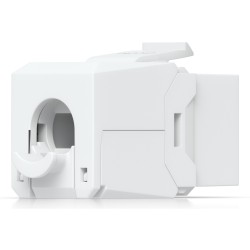 Buy Ubiquiti Cat6 Keystone Jack - UACC-Keystone-Jack-C6 - Flat White RJ-45 to LS... in Cyprus, Nicosia, Limassol, Larnaka, Pafos