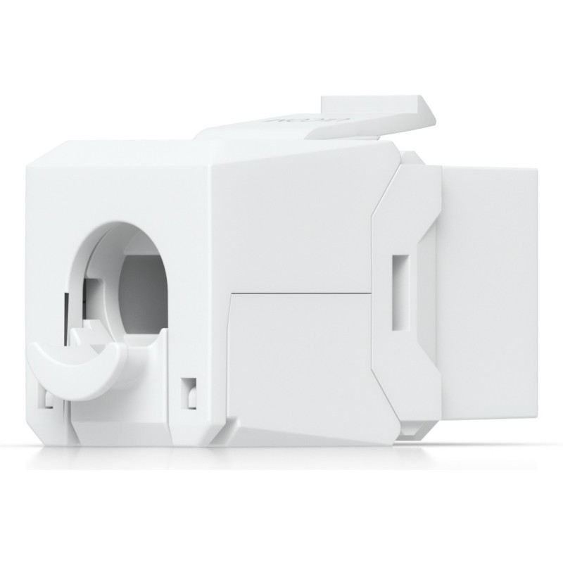 Buy Ubiquiti Cat6 Keystone Jack - UACC-Keystone-Jack-C6 - Flat White RJ-45 to LS... in Cyprus, Nicosia, Limassol, Larnaka, Pafos