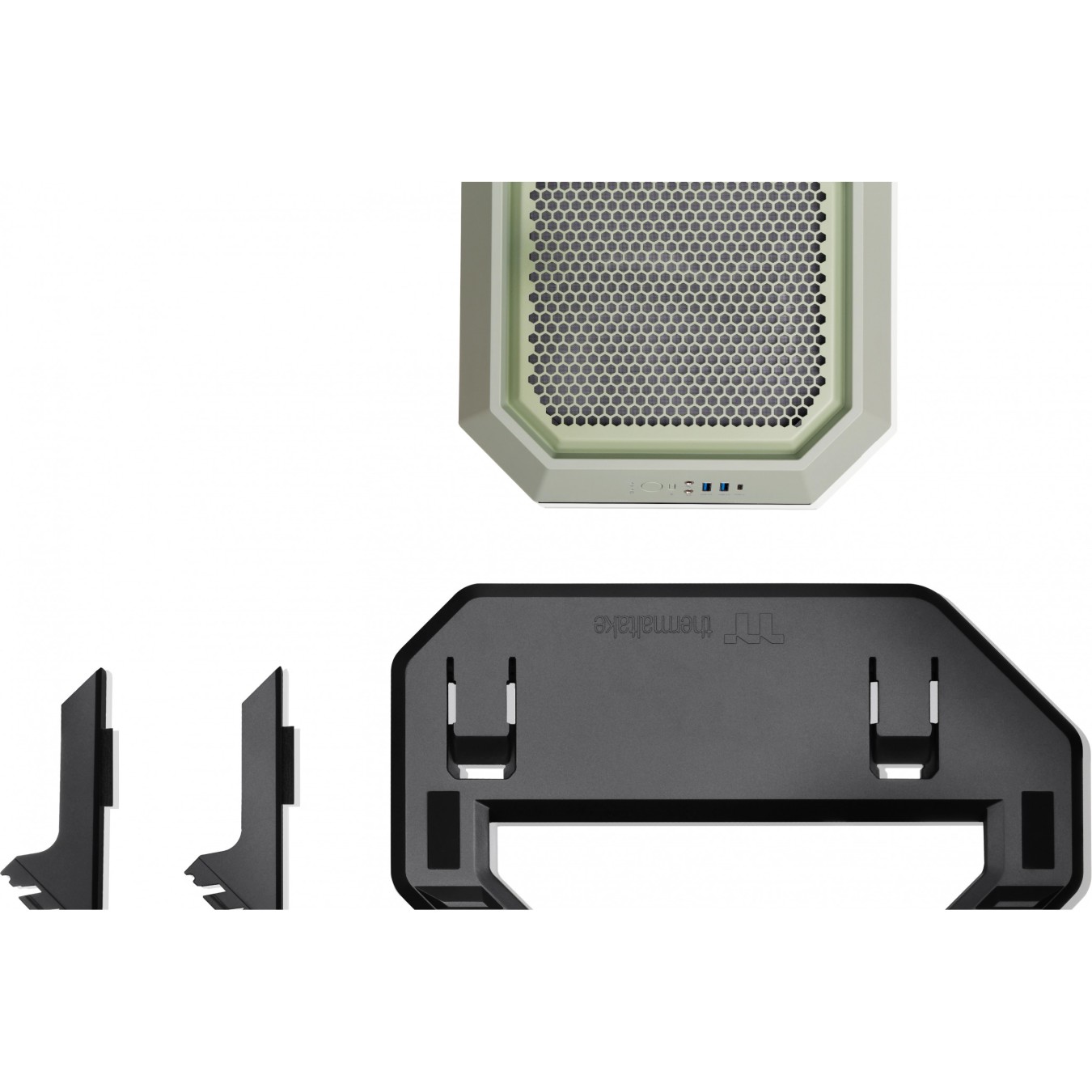 Thermaltake Chassis-Stand Kit for The Tower 600 - AC-076-ONENAN-A1 - Black / Light Green — Buy in Cyprus with Fast Delivery