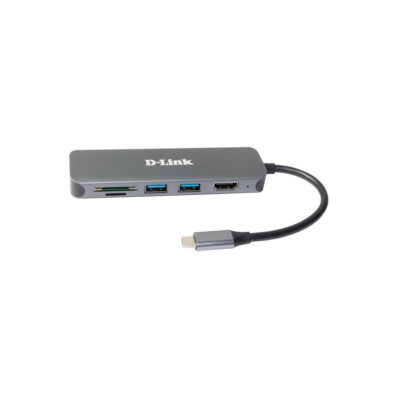 D-Link DUB-2327 6-in-1 USB-C Hub with HDMI - DUB-2327 - Grey — Buy in Cyprus with Fast Delivery