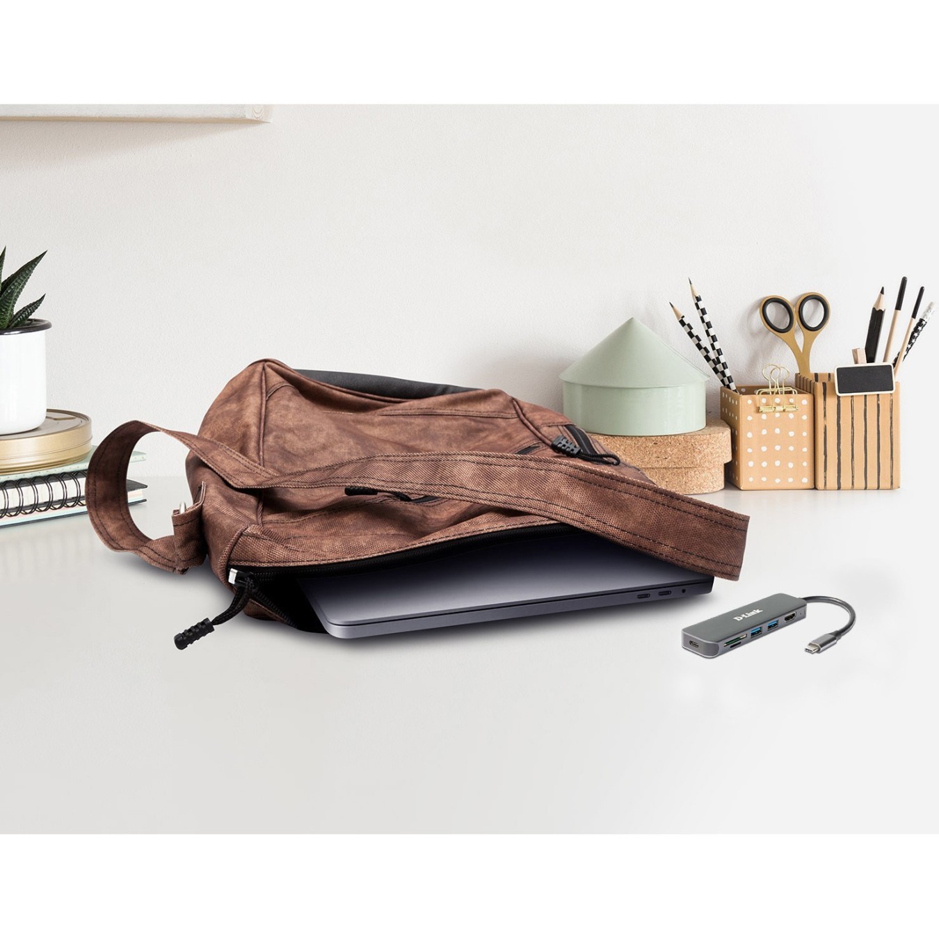 D-Link DUB-2327 6-in-1 USB-C Hub with HDMI - DUB-2327 - Grey — Buy in Cyprus with Fast Delivery