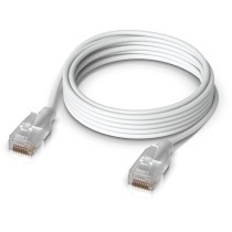 Ubiquiti UniFi Etherlighting Patch Cable - UACC-Cable-Patch-EL-2M-W - Cat6, 2 m, RJ-45, PoE++ (4PPoE), Translucent White