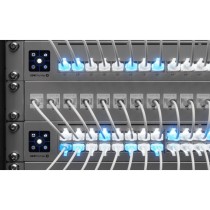 Ubiquiti UniFi Etherlighting Patch Cable - UACC-Cable-Patch-EL-2M-W - Cat6, 2 m, RJ-45, PoE++ (4PPoE), Translucent White