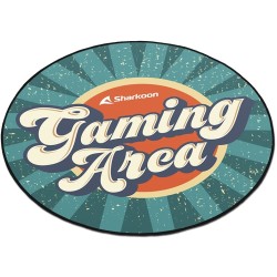 Buy Sharkoon SFM11 Gaming Area Chair Mat - SFM11 - Green & Yellow, 1200x1200x5 m... in Cyprus, Nicosia, Limassol, Larnaka, Pafos