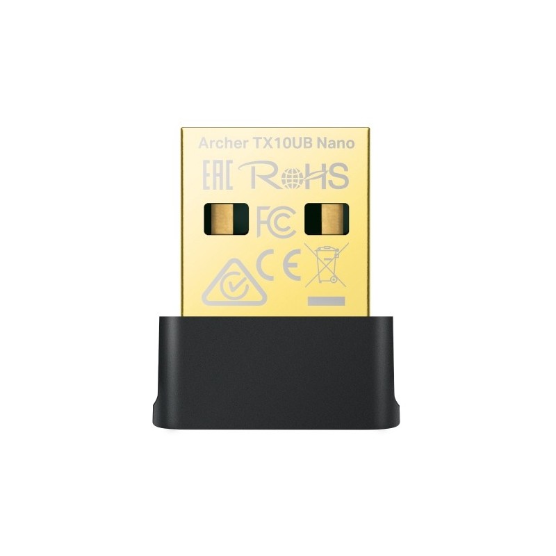 Buy TP-Link WL-USB TX10UB Nano - TX10UB - Black, USB 2.0, Bluetooth 5.3, 600 Mbps in Cyprus, Nicosia, Limassol, Larnaka, Pafos