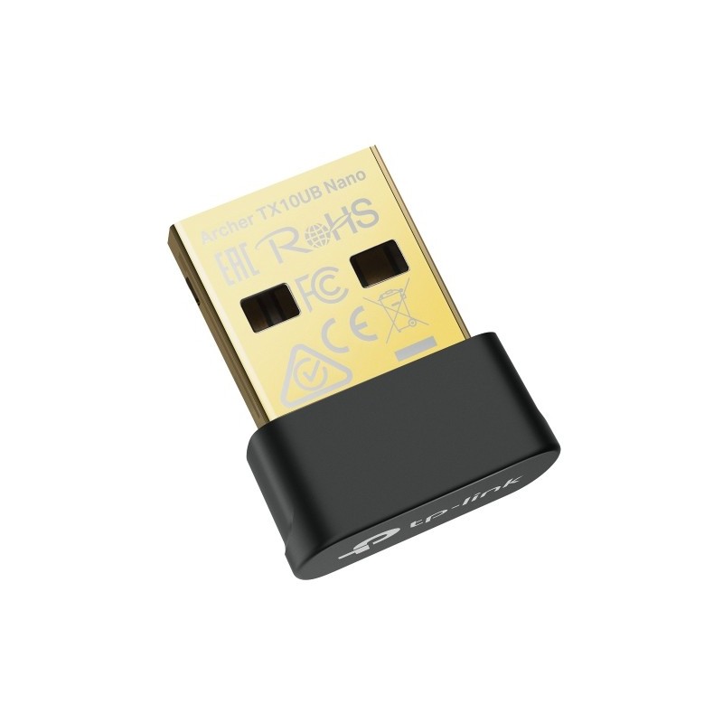 Buy TP-Link WL-USB TX10UB Nano - TX10UB - Black, USB 2.0, Bluetooth 5.3, 600 Mbps in Cyprus, Nicosia, Limassol, Larnaka, Pafos