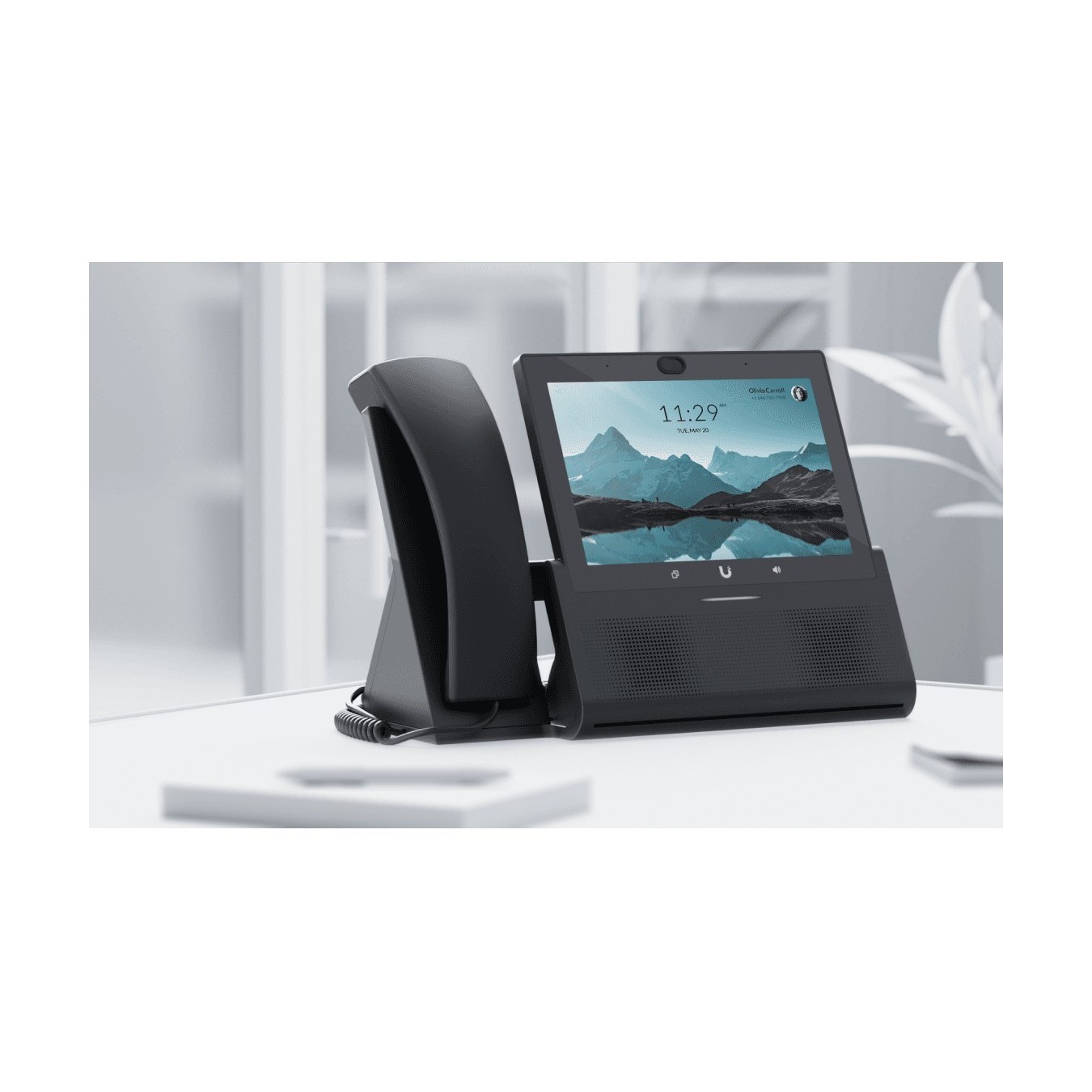 Ubiquiti UniFi Talk Phone TouchMax - 7-inch Color Display, 32GB Storage, 2GB RAM, ARM CPU, Black
