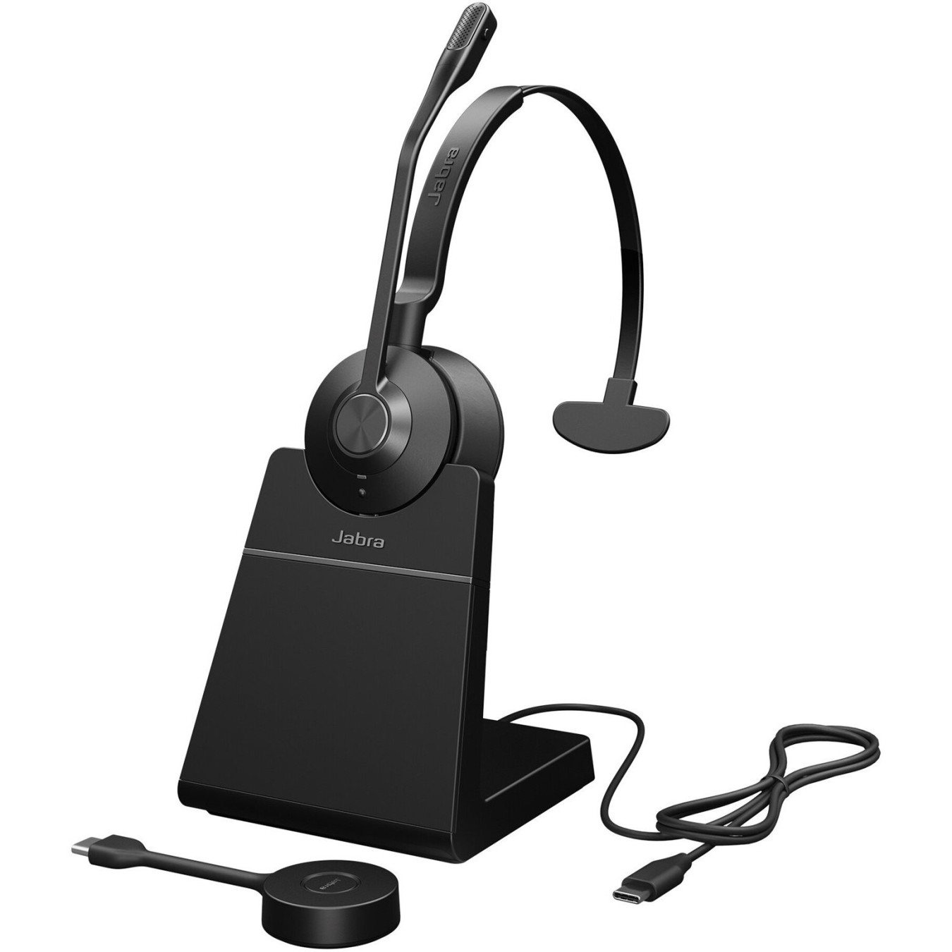 Jabra Engage 55 SE Mono - Link400c - Black, Wireless USB-C Headset with Dock — Buy in Cyprus with Fast Delivery
