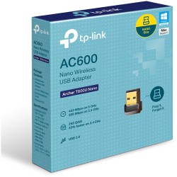 Buy TP-Link Archer T600U Nano - T600U Nano - USB Wireless AC600 Adapter, 2.4-5 G... in Cyprus, Nicosia, Limassol, Larnaka, Pafos