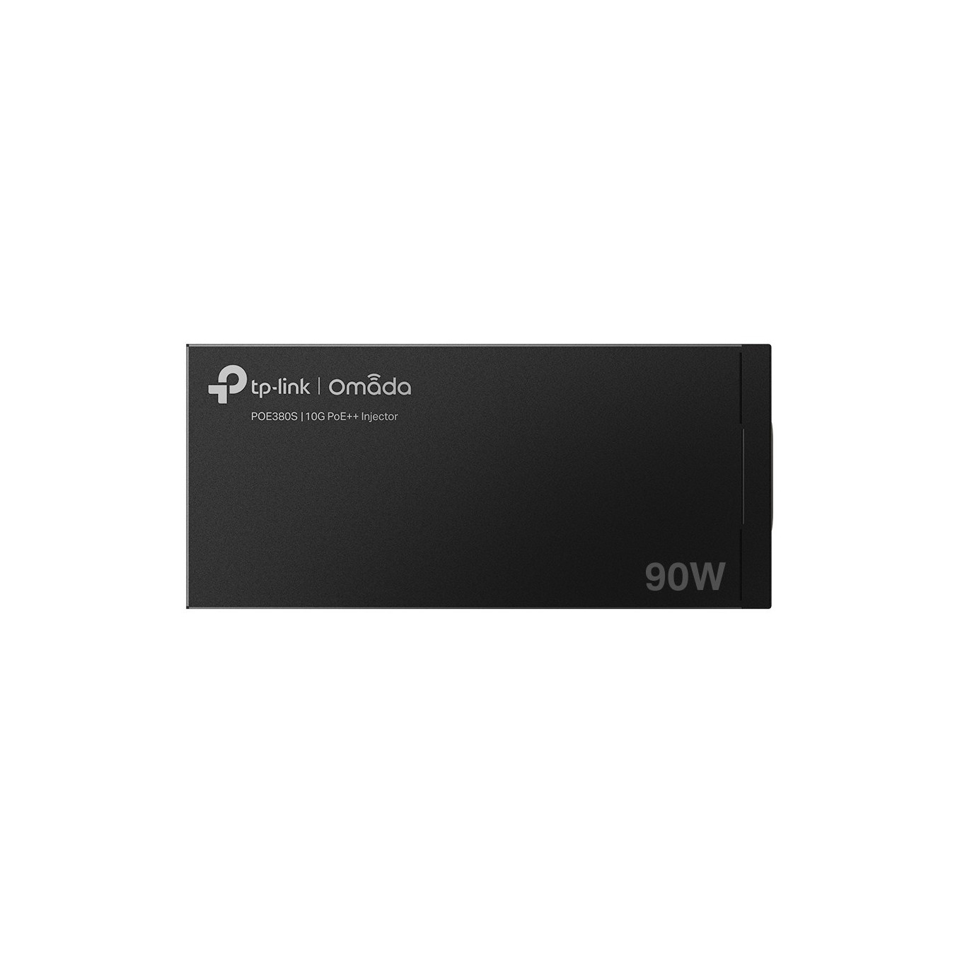 TP-LINK POE380S Omada 10G PoE++ Injector Adapter - POE380S - Black, 1x RJ45 input, 1x RJ45 output