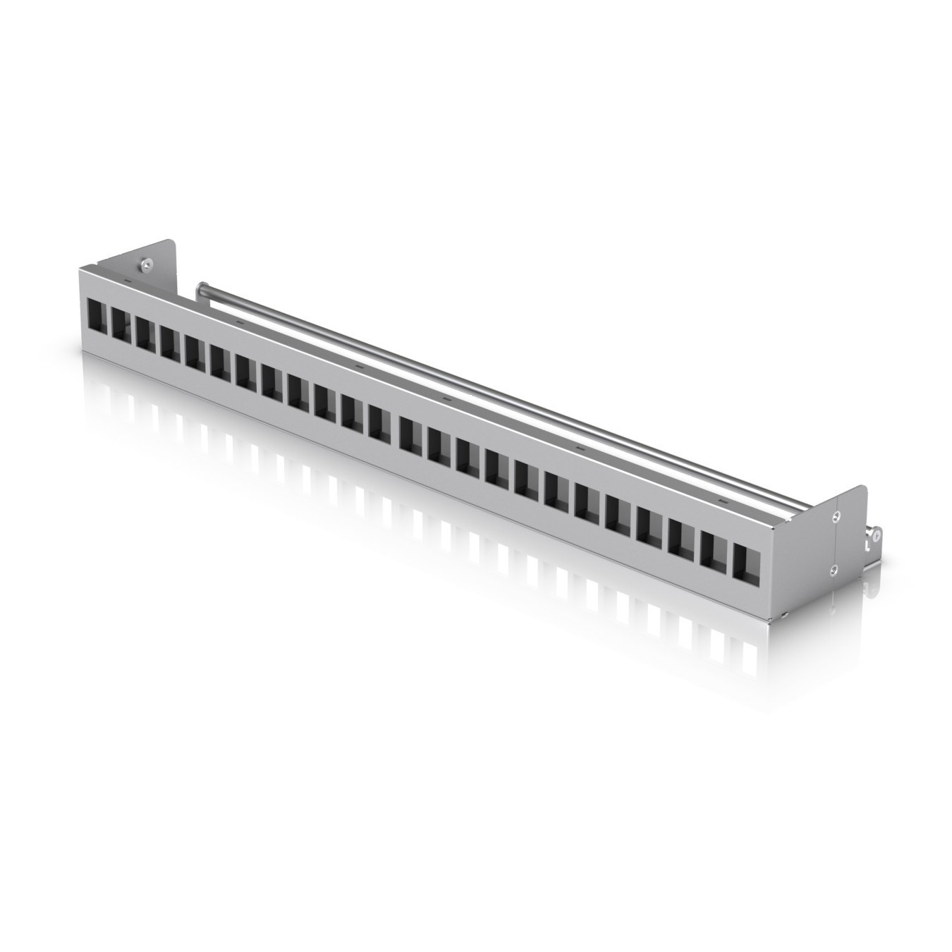 Z Ubiquiti UACC-Rack-Panel-Patch-Blank-24 - UACC-Rack-Panel-Patch-Blank-24 - Grey, 1U, 24-port blank patch panel