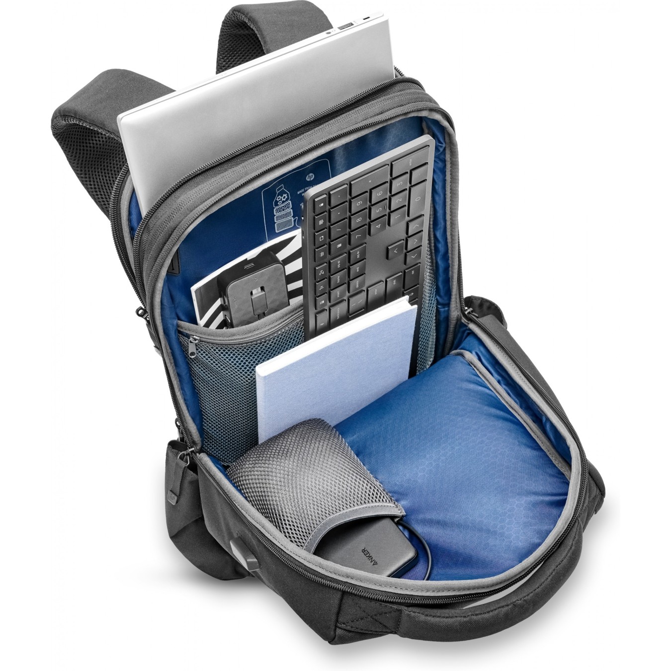 HP Renew Executive 16 Laptop Backpack - Black - 16-inch laptop compatible, Polyester — Buy in Cyprus with Fast Delivery