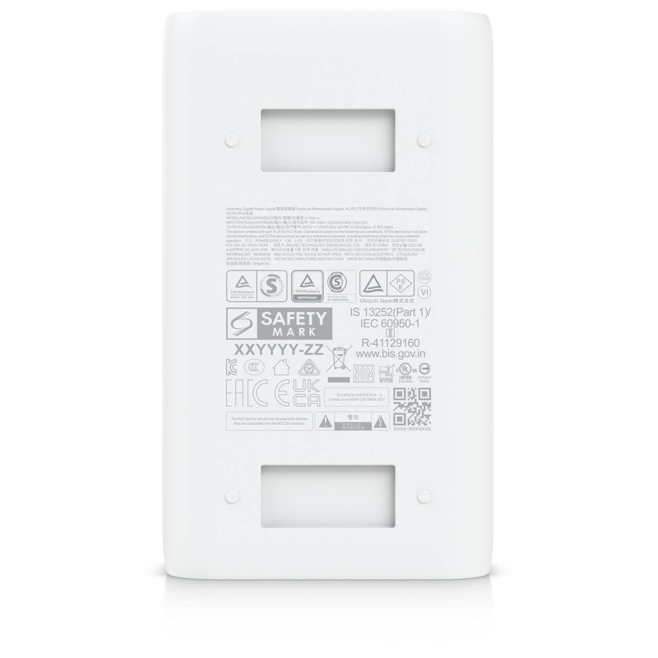 Z Ubiquiti U-POE++ - U-POE++ - White, 48 V PoE Injector, 60 W — Buy in Cyprus with Fast Delivery