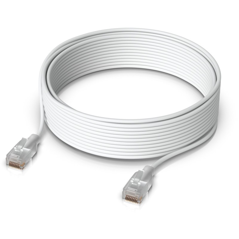 Buy Ubiquiti Patch Cable 12m CAT6 - UACC-CABLE-PATCH-EL-12M-W - Translucent Whit... in Cyprus, Nicosia, Limassol, Larnaka, Pafos