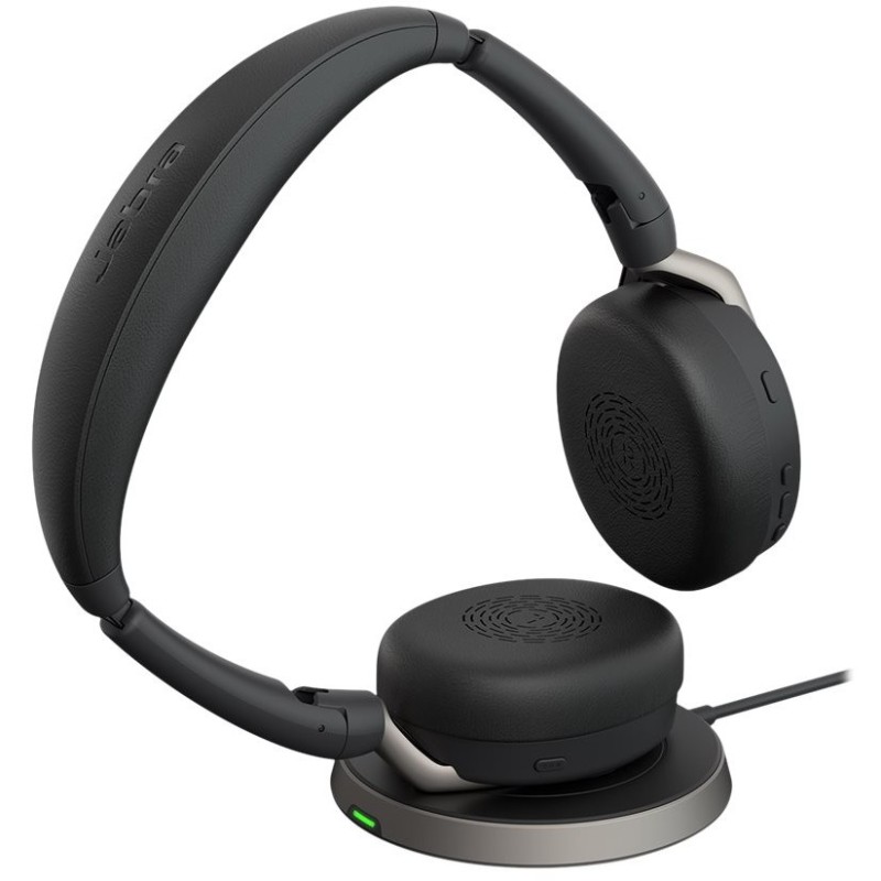 Buy Jabra Evolve2 65 Flex UC Stereo headset, wired/wireless with Link380a UC - E... in Cyprus, Nicosia, Limassol, Larnaka, Pafos