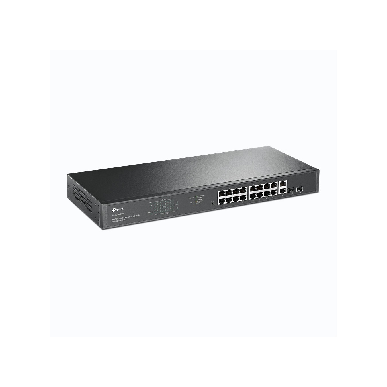 TP-LINK SG1218MP - SG1218MP - 18-Port Gigabit Rackmount PoE+ Switch, 1U, Black — Buy in Cyprus with Fast Delivery