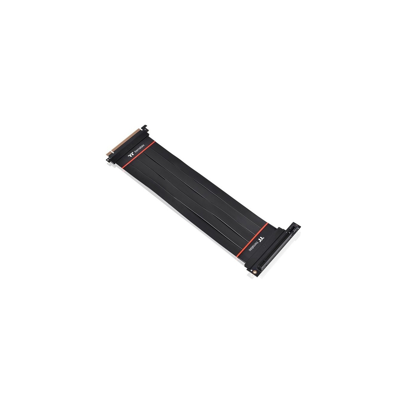 Thermaltake PCIe Extender 90° Black 30cm - (Color Black, Length 30 cm, 90° angle, PCIe x16 Gen 4)