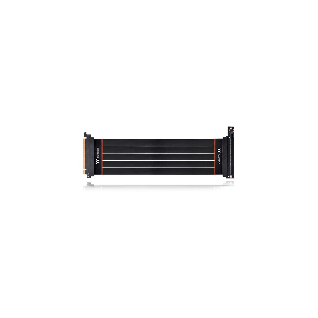 Thermaltake PCIe Extender 90° Black 30cm - (Color Black, Length 30 cm, 90° angle, PCIe x16 Gen 4)