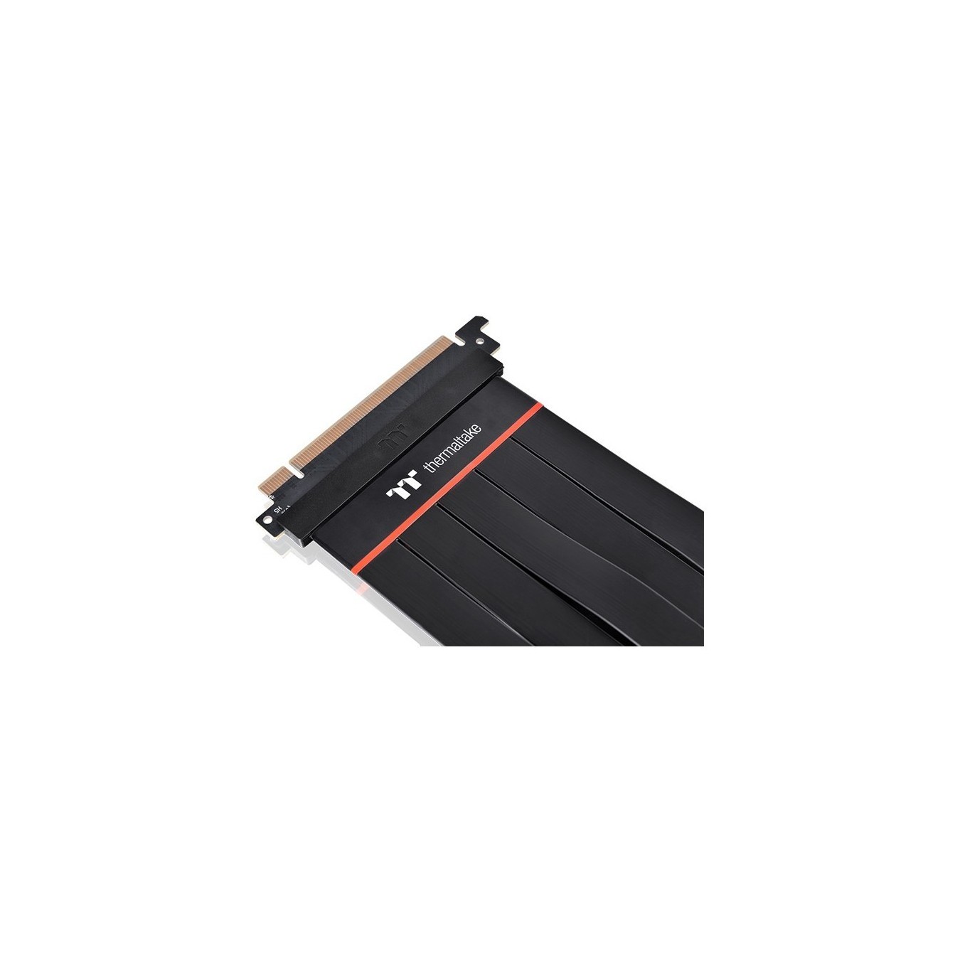Thermaltake PCIe Extender 90° Black 30cm - (Color Black, Length 30 cm, 90° angle, PCIe x16 Gen 4)