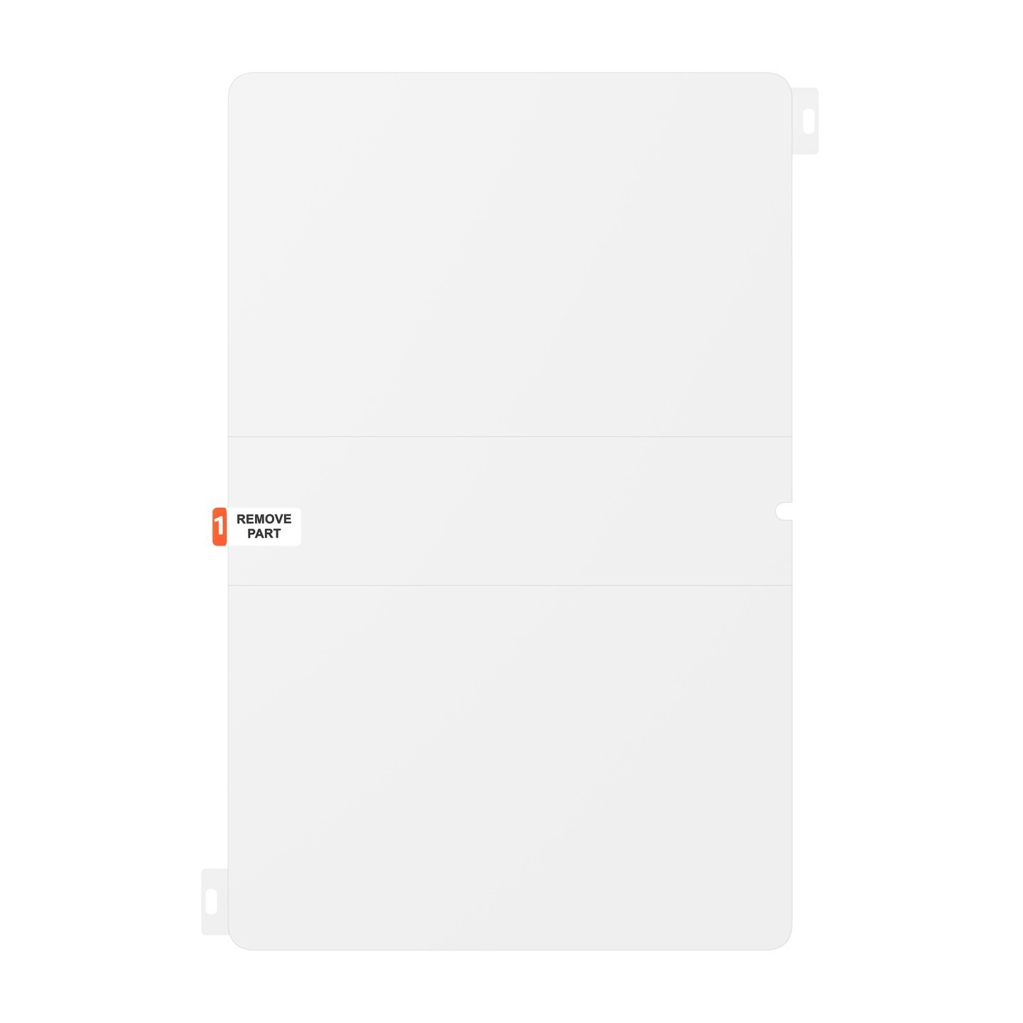 Samsung Anti-Glare Screen Protector for Galaxy Tab S10 FE+ - Frameless, Transparent, Cleaning Kit