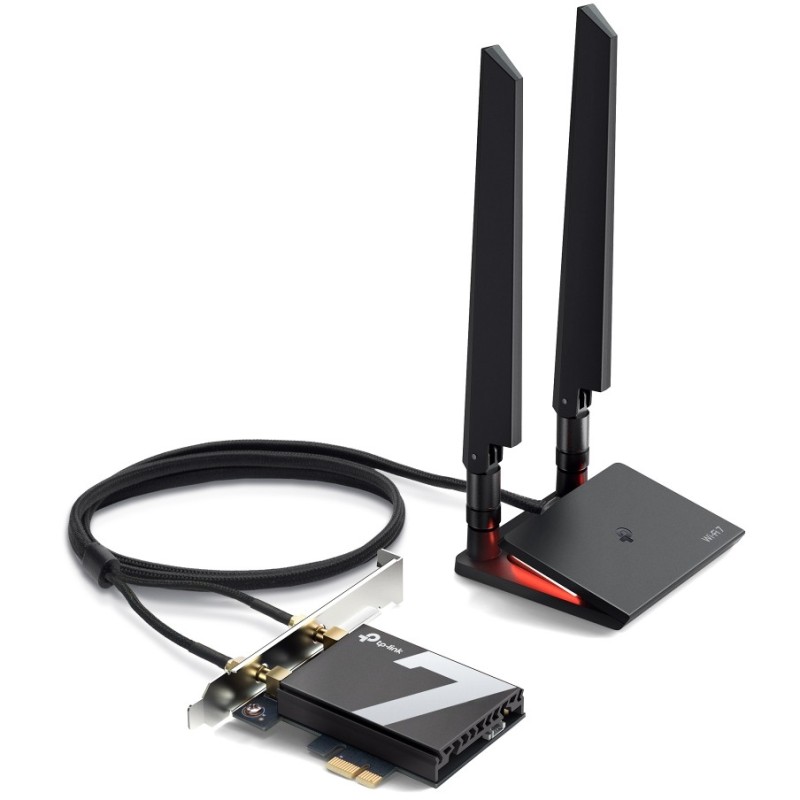 Buy TP-Link Archer BE9300 - BE9300 - Tri-Band Wi-Fi 7 BT PCIe Adapter (Black) in Cyprus, Nicosia, Limassol, Larnaka, Pafos
