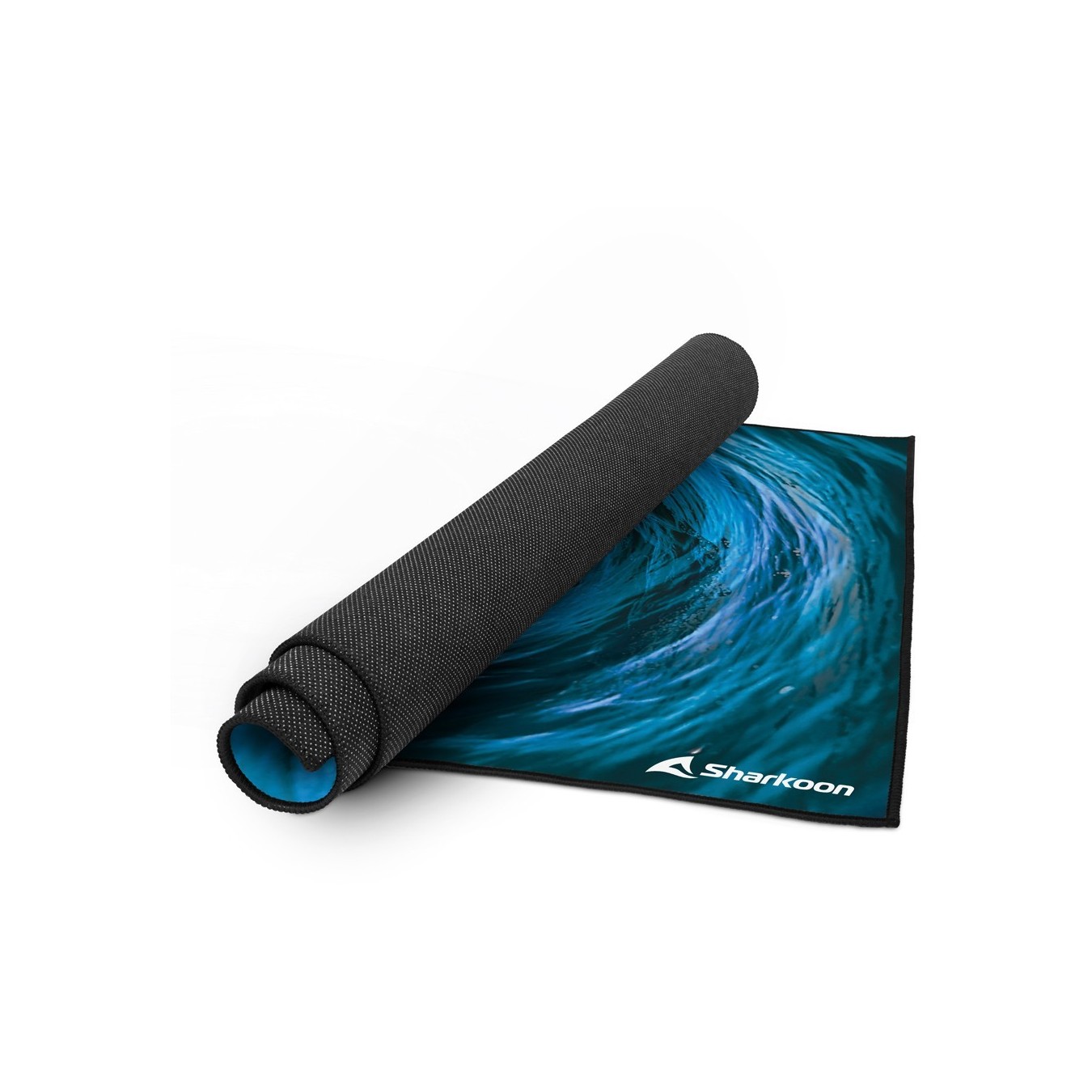 Sharkoon SKILLER SFM12 Undertow - SFM12 Undertow - Black/Blue/White, 140 x 100 cm, 5 mm — Buy in Cyprus with Fast Delivery