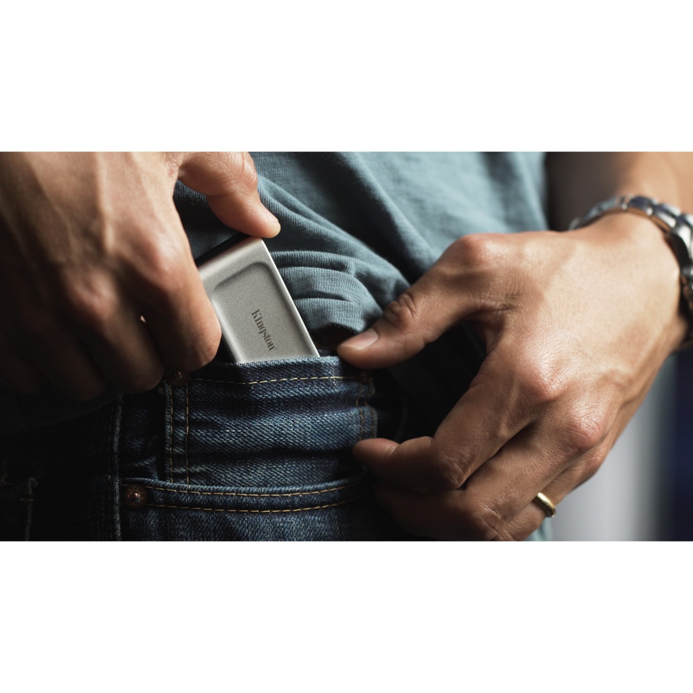 Kingston XS2000 500GB Portable NVMe SSD - XS2000 - USB-C Gen2, 2000 MB/s, Black/Silver — Buy in Cyprus with Fast Delivery