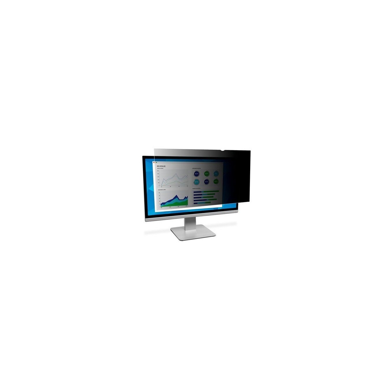 3M Privacy Filter for 21.5-inch Widescreen Monitor 16:9 - Black — Buy in Cyprus with Fast Delivery