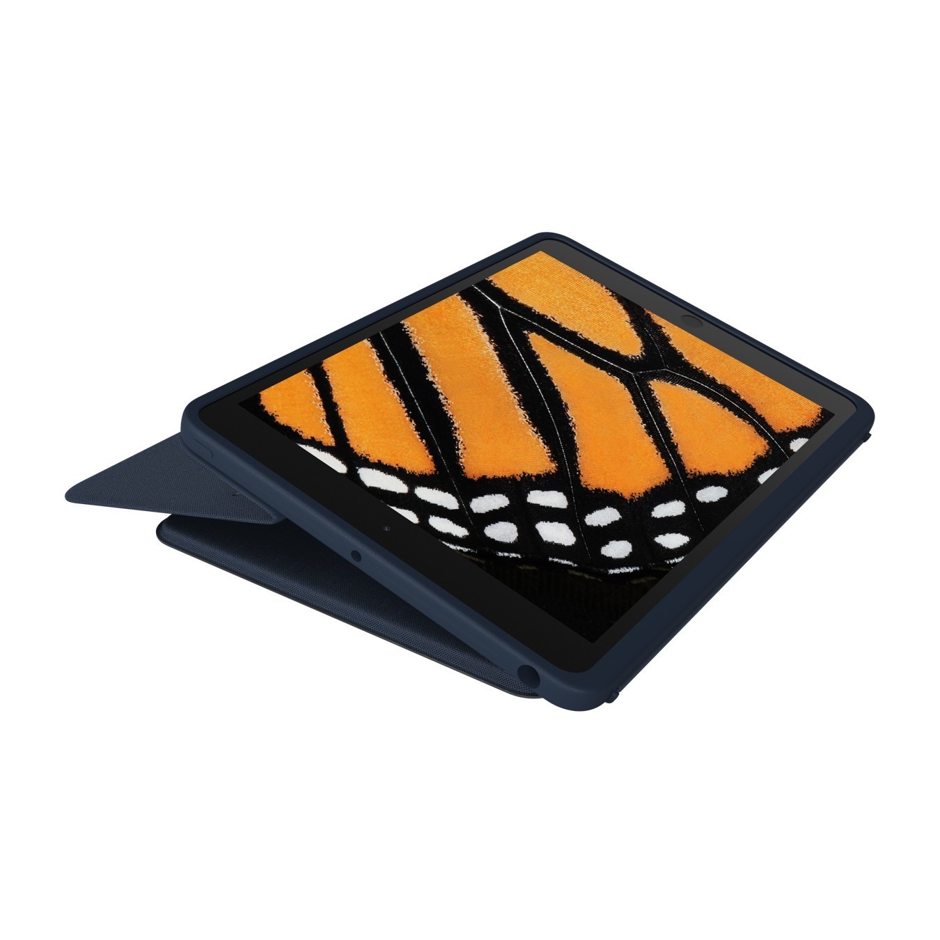Logitech Rugged Combo 3 Touch - Blue - Rugged keyboard case with trackpad for iPad 7th-9th gen