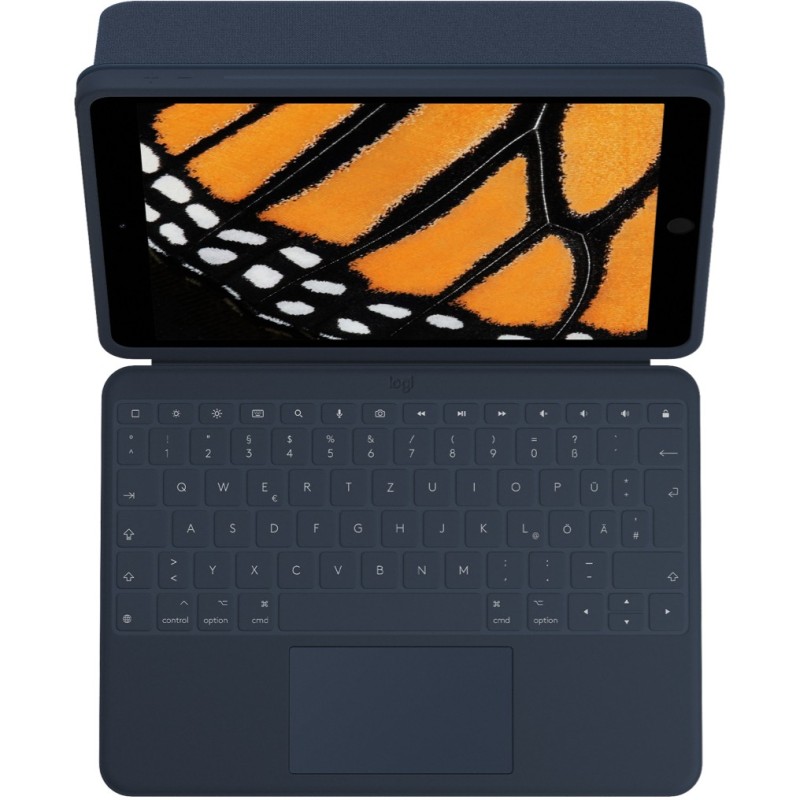 Buy Logitech Rugged Combo 3 Touch - Blue - Rugged keyboard case with trackpad fo... in Cyprus, Nicosia, Limassol, Larnaka, Pafos