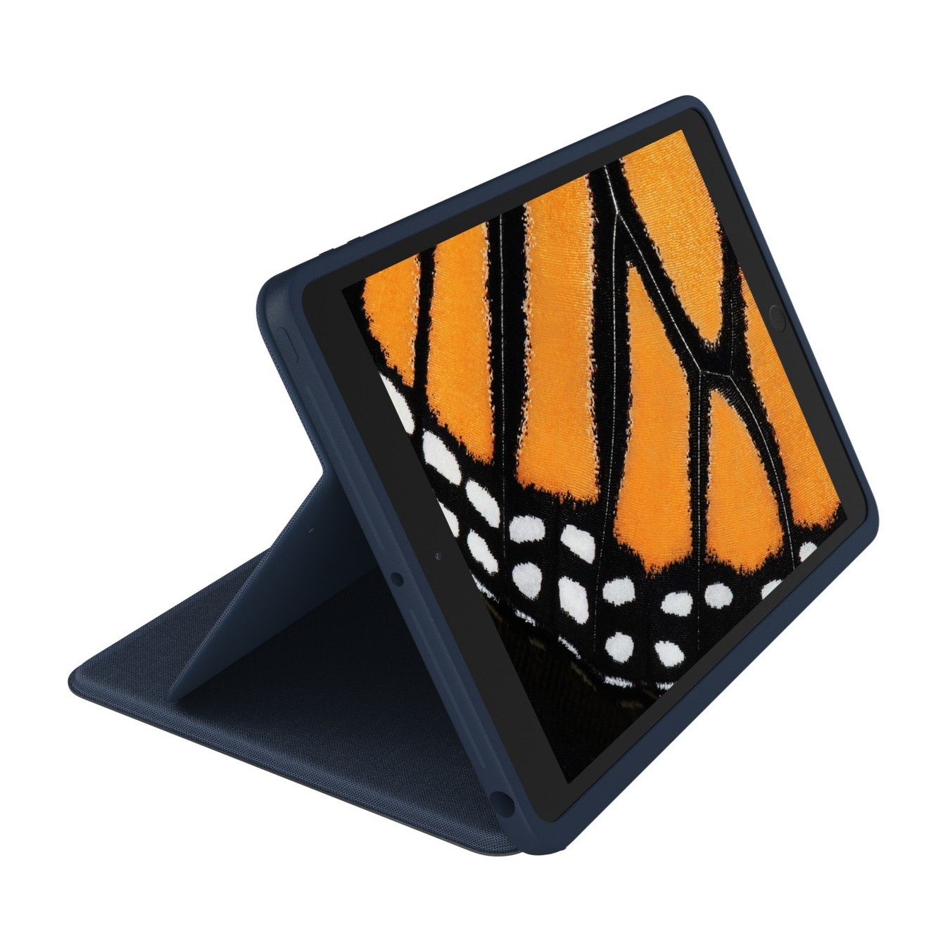 Logitech Rugged Combo 3 Touch - Blue - Rugged keyboard case with trackpad for iPad 7th-9th gen