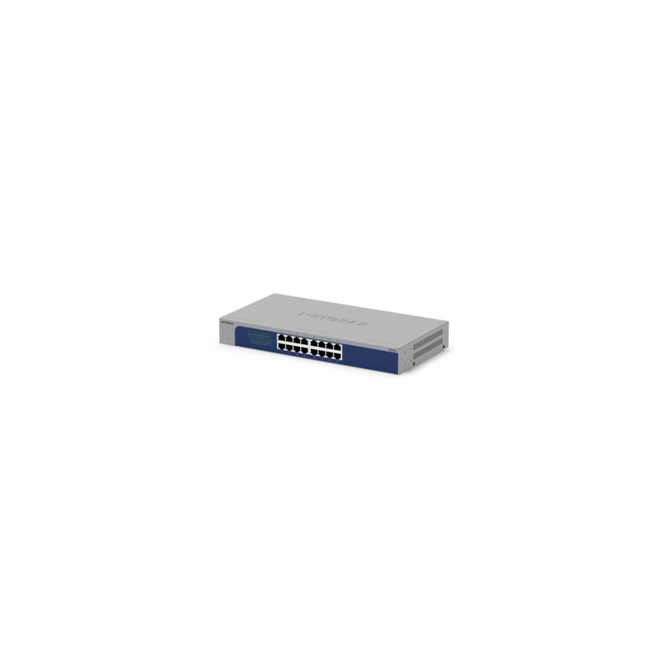 NETGEAR Switch 16-Port Gigabit Unmanaged PoE+ - GS516-300EUS - 16 PoE+ Ports, Grey, Rackmount
