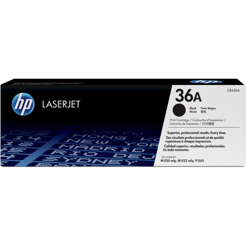 Buy HP 36A LaserJet Toner Cartridge CB436A - Black - 2000 Pages - Original in Cyprus, Nicosia, Limassol, Larnaka, Pafos