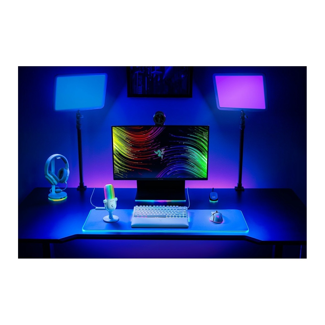 Razer Seiren V3 Chroma - V3 - USB PC Microphone, White, LED RGB Backlight — Buy in Cyprus with Fast Delivery