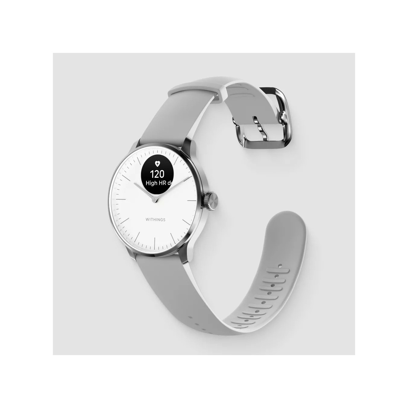 Withings ScanWatch Light - White - 37 mm Round OLED Hybrid Display — Buy in Cyprus with Fast Delivery