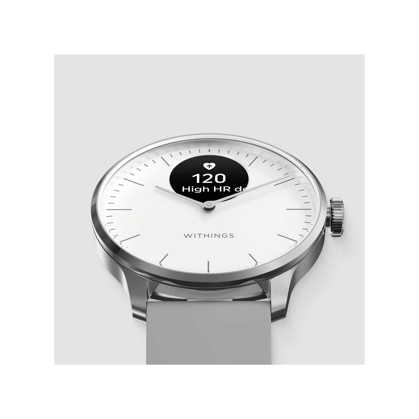 Withings ScanWatch Light - White - 37 mm Round OLED Hybrid Display — Buy in Cyprus with Fast Delivery