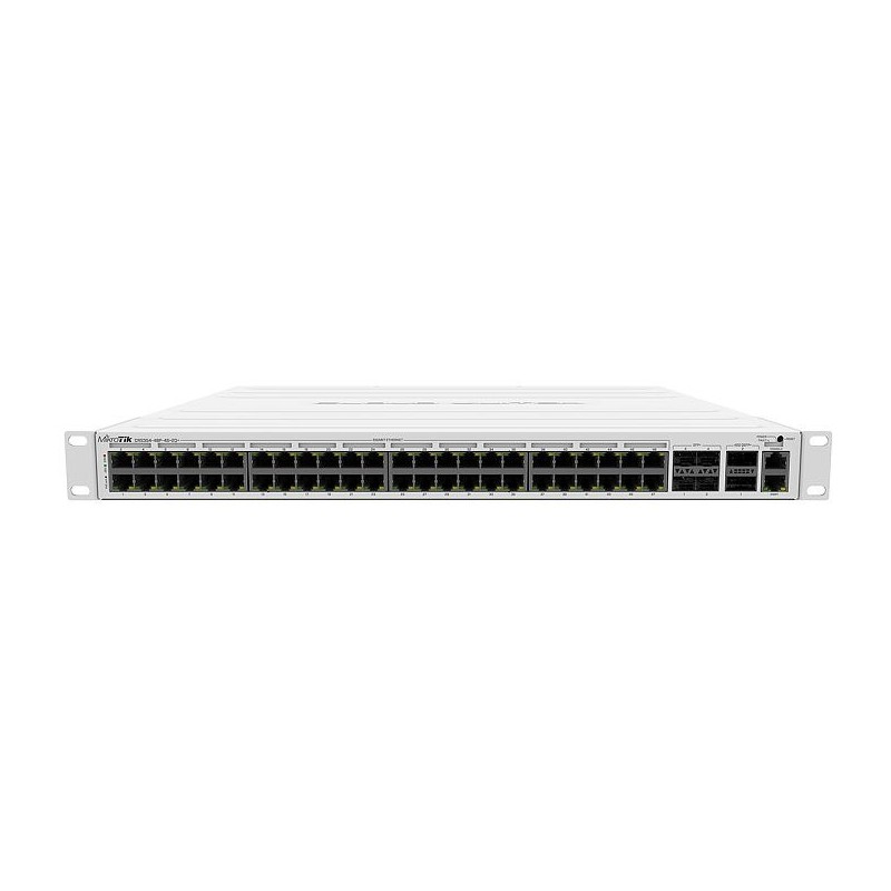 Buy MikroTik CRS354-48P-4S+2Q+RM - 48x PoE Gigabit, 4xSFP+, 2xQSFP+, RM, 1U, Man... in Cyprus, Nicosia, Limassol, Larnaka, Pafos
