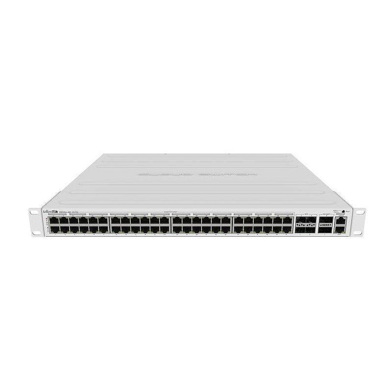 Buy MikroTik CRS354-48P-4S+2Q+RM - 48x PoE Gigabit, 4xSFP+, 2xQSFP+, RM, 1U, Man... in Cyprus, Nicosia, Limassol, Larnaka, Pafos