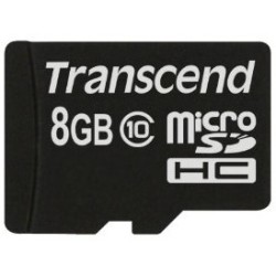 Buy Transcend Premium MicroSDHC Card - 8GB - Black, 90 MB/s, Class 10 in Cyprus, Nicosia, Limassol, Larnaka, Pafos
