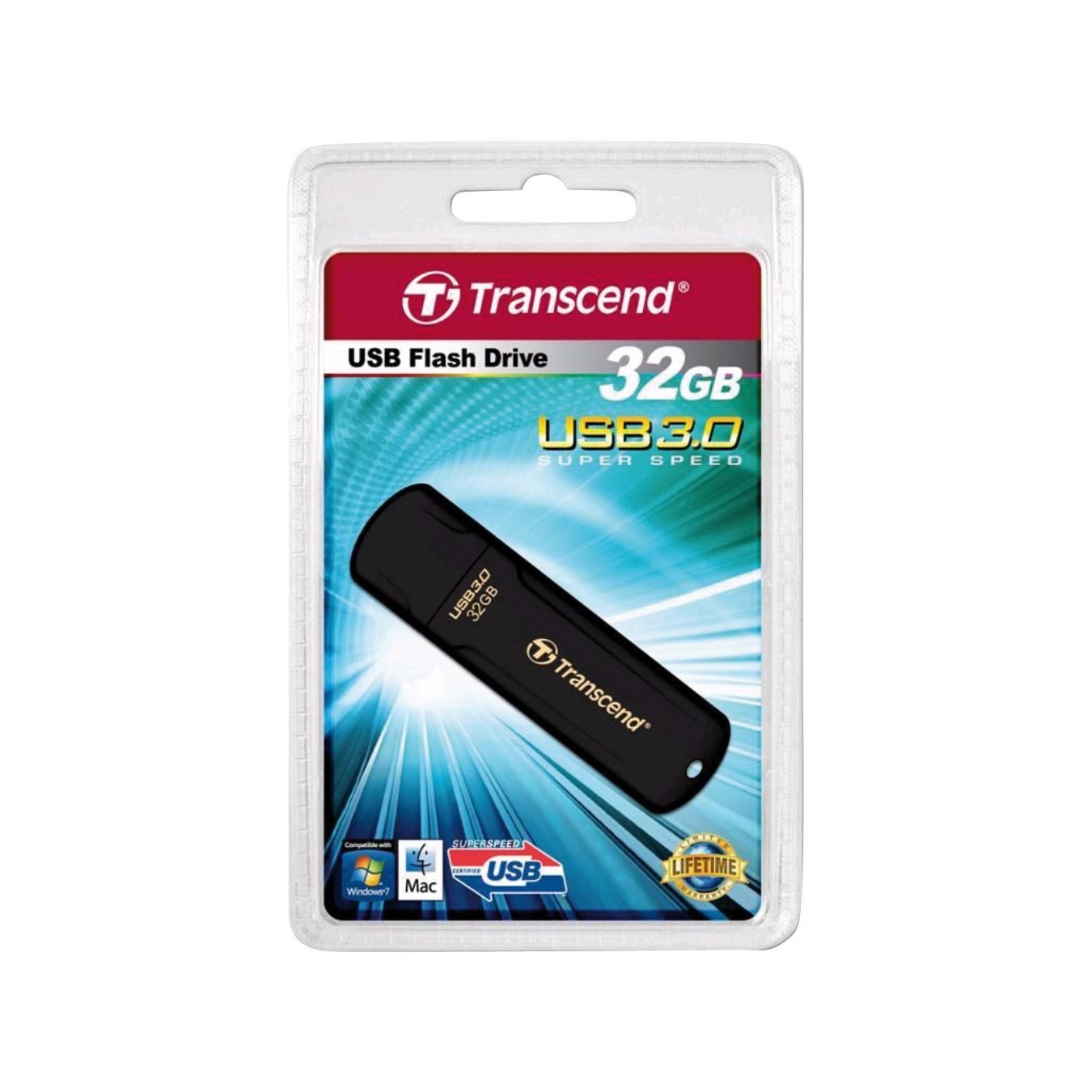 Transcend JetFlash 700 USB Flash Drive - JetFlash 700 - Black, 32GB — Buy in Cyprus with Fast Delivery