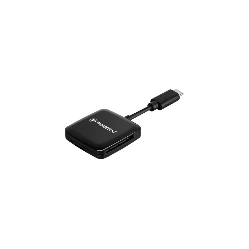 Buy Transcend Card Reader RDC3 - TS-RDC3 - Black, USB 3.2 Gen 1 Type-C, microSD/SD in Cyprus, Nicosia, Limassol, Larnaka, Pafos