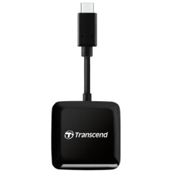 Buy Transcend Card Reader RDC3 - TS-RDC3 - Black, USB 3.2 Gen 1 Type-C, microSD/SD in Cyprus, Nicosia, Limassol, Larnaka, Pafos