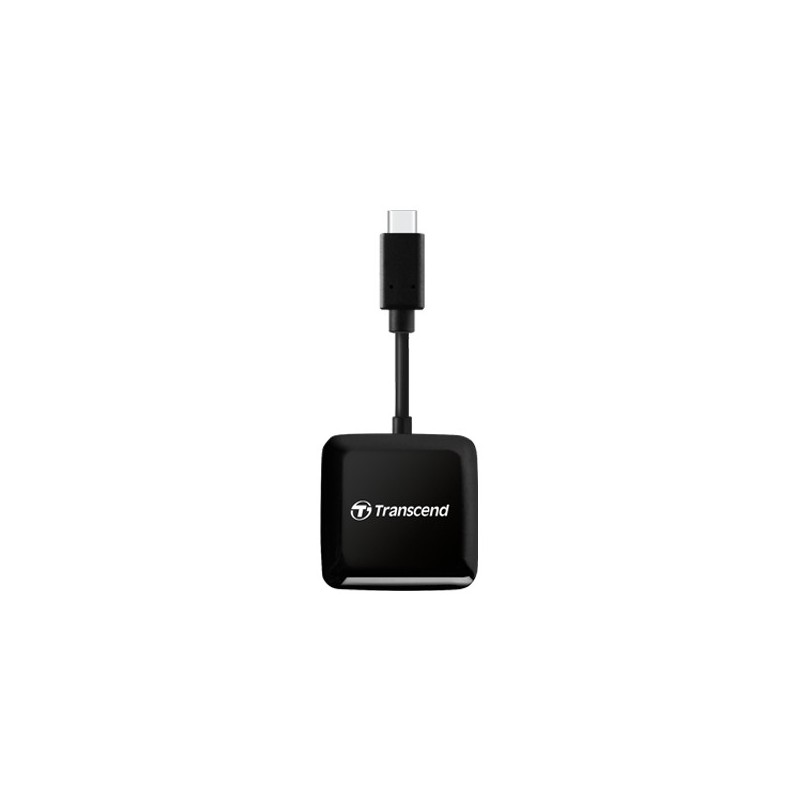 Buy Transcend Card Reader RDC3 - TS-RDC3 - Black, USB 3.2 Gen 1 Type-C, microSD/SD in Cyprus, Nicosia, Limassol, Larnaka, Pafos