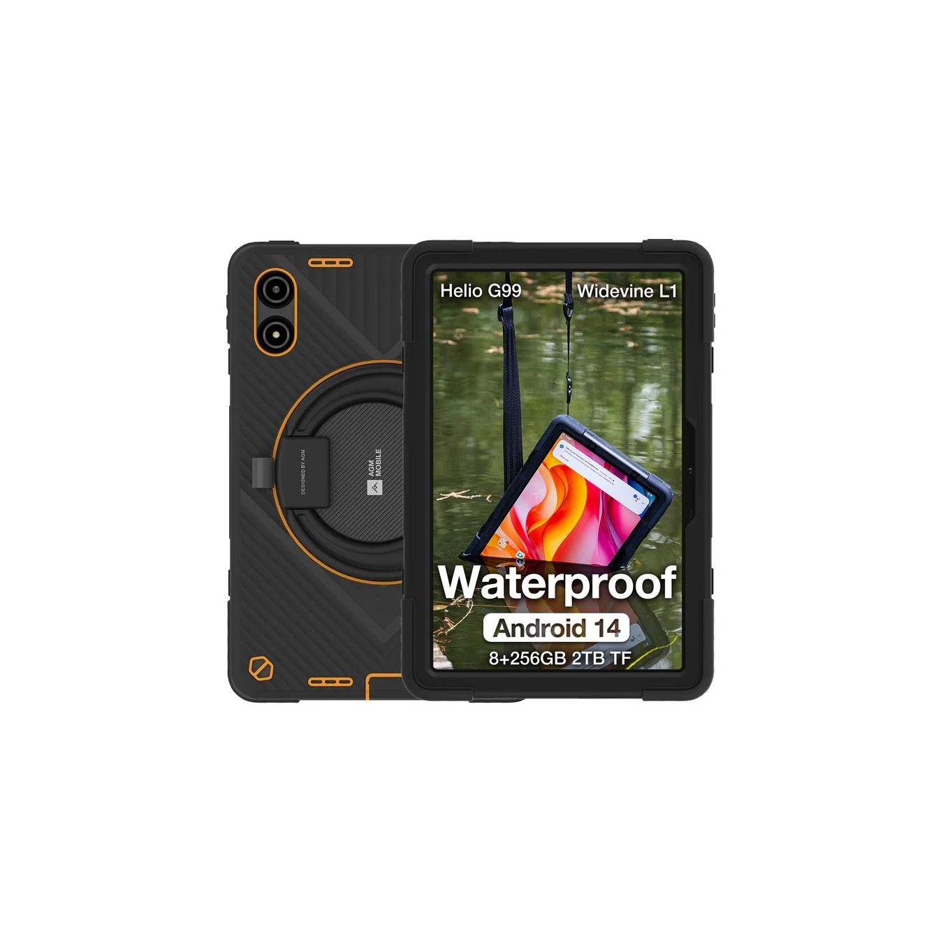 AGM Mobile P2 Tablet Active Rugged - P2 - 256GB, 8GB RAM, Android 11, Grey — Buy in Cyprus with Fast Delivery