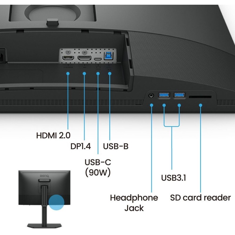 Buy SW242Q 60.5CM 23.8IN IPS - SW242Q - Black, 2560x1600, 60Hz, 5ms HDR10 in Cyprus, Nicosia, Limassol, Larnaka, Pafos