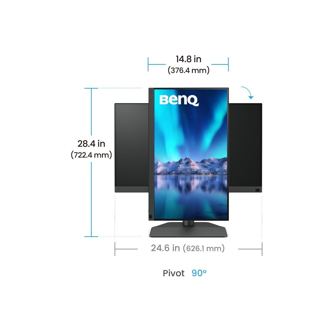SW242Q 60.5CM 23.8IN IPS - SW242Q - Black, 2560x1600, 60Hz, 5ms HDR10 — Buy in Cyprus with Fast Delivery