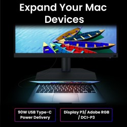 Buy SW242Q 60.5CM 23.8IN IPS - SW242Q - Black, 2560x1600, 60Hz, 5ms HDR10 in Cyprus, Nicosia, Limassol, Larnaka, Pafos