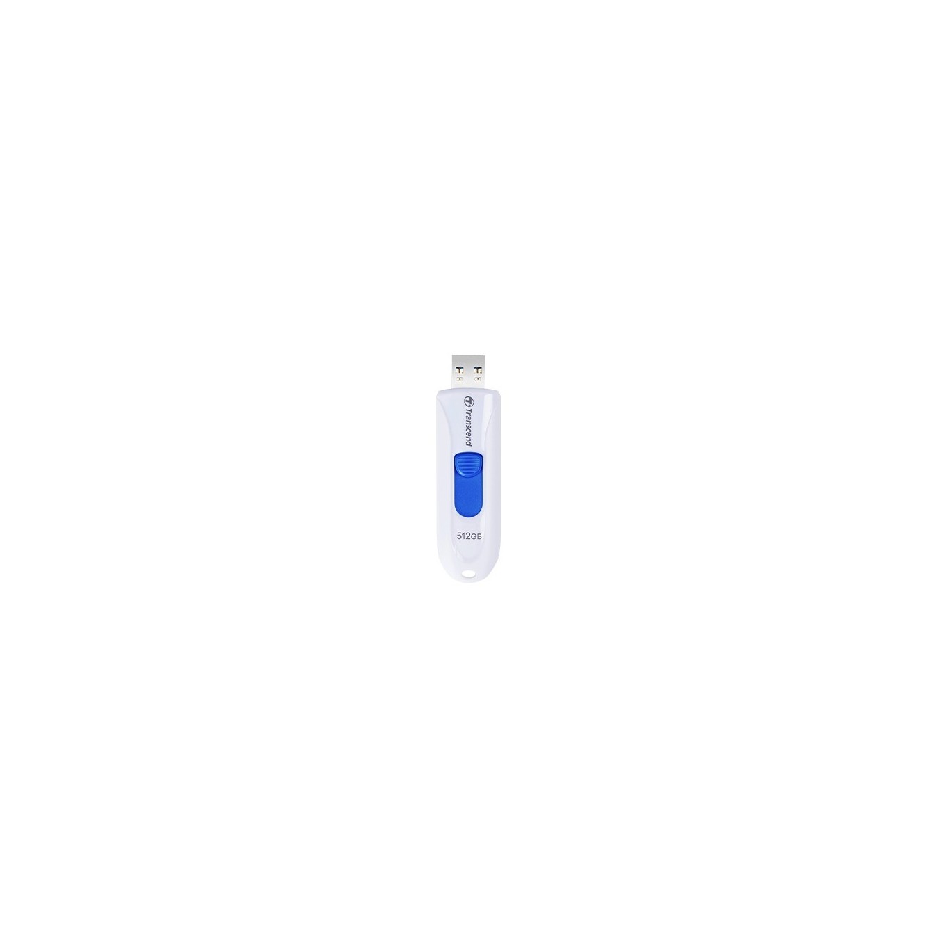 Transcend JetFlash 790 - 512GB USB 3.1 Type-A Capless (Black/White) — Buy in Cyprus with Fast Delivery